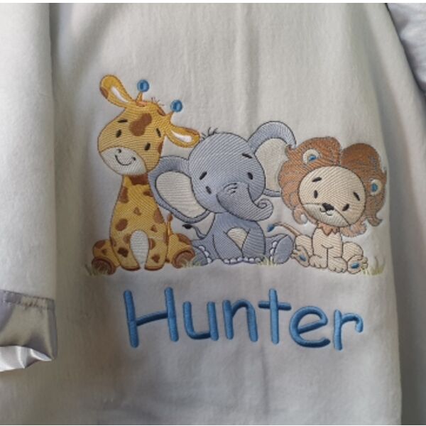 Little Safari Personalised Blanket Thumbnail