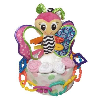 Playful Pink Playgro Baby Gift Cake Thumbnail