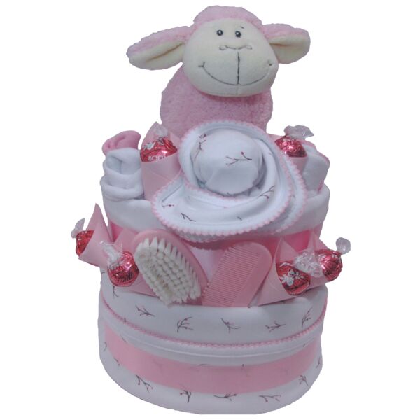 Just Mum & Me...Precious Girl Nappy Cake Thumbnail