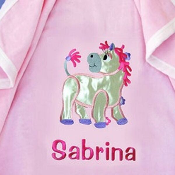 My Satin Pony Personalised Blanket Thumbnail