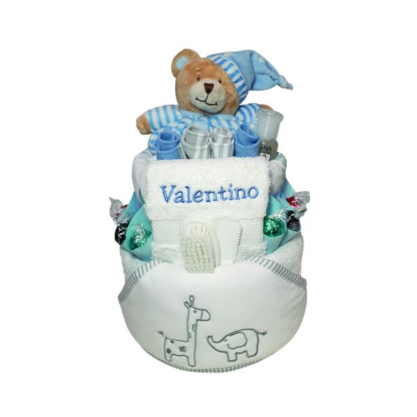 Personalised Delux Gift nappy cake Thumbnail