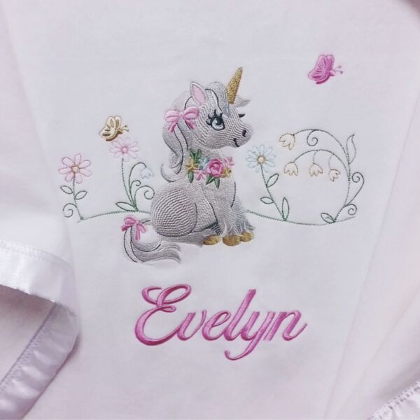 My Little Unicorn Personalised Blanket Thumbnail