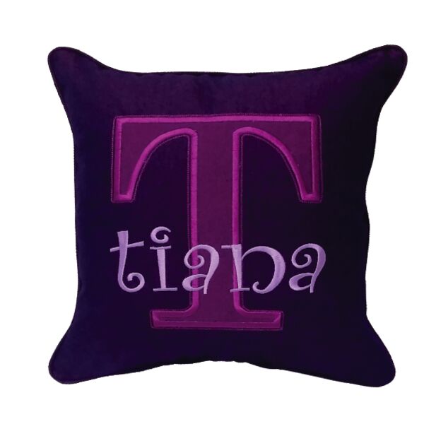 Personalised Denim cushion Thumbnail