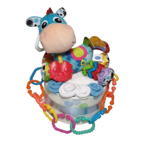 Playful Blue Playgro Baby Gift Cake Thumbnail