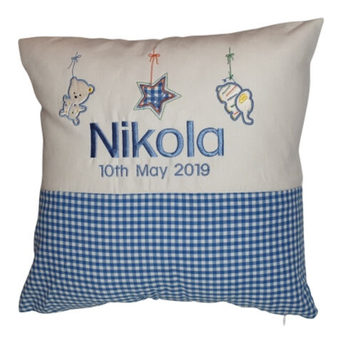 Personalised lovely lullaby cushion Thumbnail