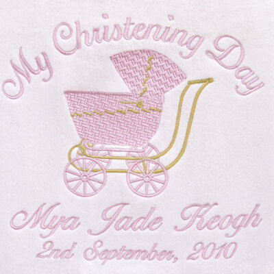 My Special Day Pram Personalised Baby Blanket Thumbnail