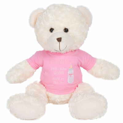 New Baby Personalised Teddy Bear Gift..Blondie Thumbnail
