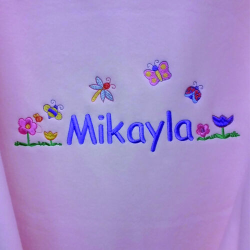 In the Garden Personalised Baby Blanket Thumbnail