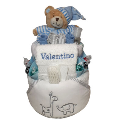 Personalised Delux Gift nappy cake Thumbnail