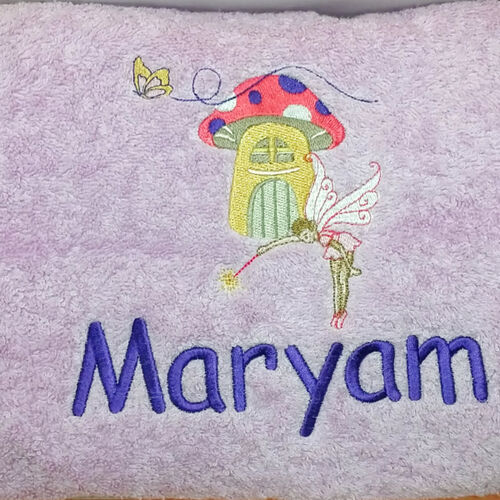 Fairy Personalised Bath Towel Thumbnail
