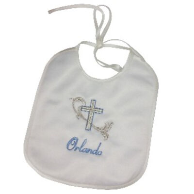Christening bib - Personalised Thumbnail