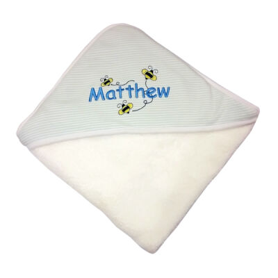 Personalised baby hooded towel Thumbnail