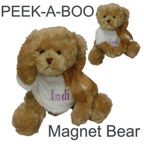 Personalised | Peek a boo teddy bear Thumbnail