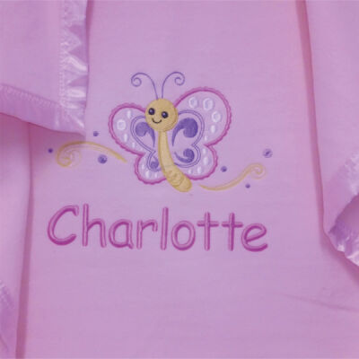 My Little Butterfly Personalised Blanket Thumbnail